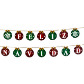 Guirnalda Pelotas de Navidad